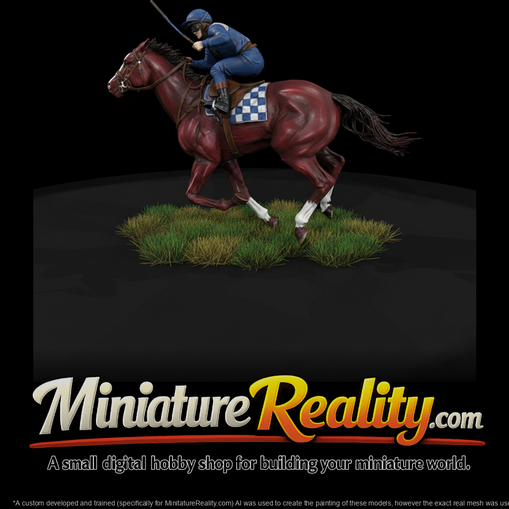 a-jockey-racehorse-running-grass-track-during-race