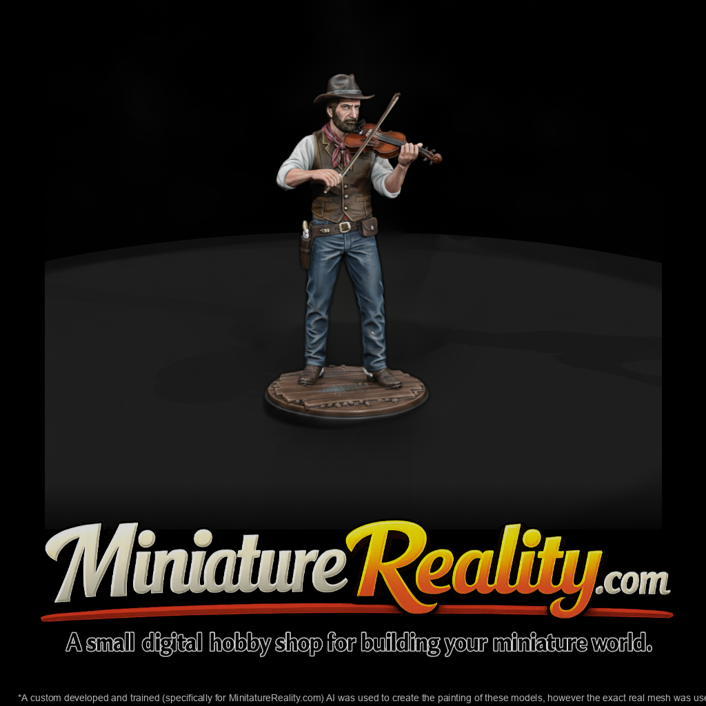 Old West Fiddle Player