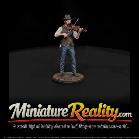 Old West Fiddle Player
