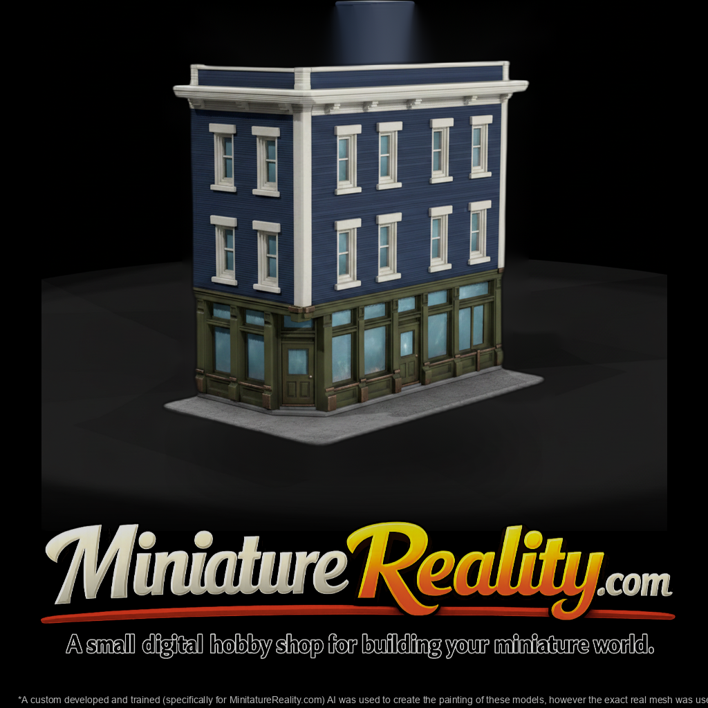Corner Storefront Building