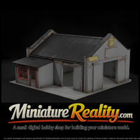 Vintage Model Service Station, three-quarter view — thumbnail 1