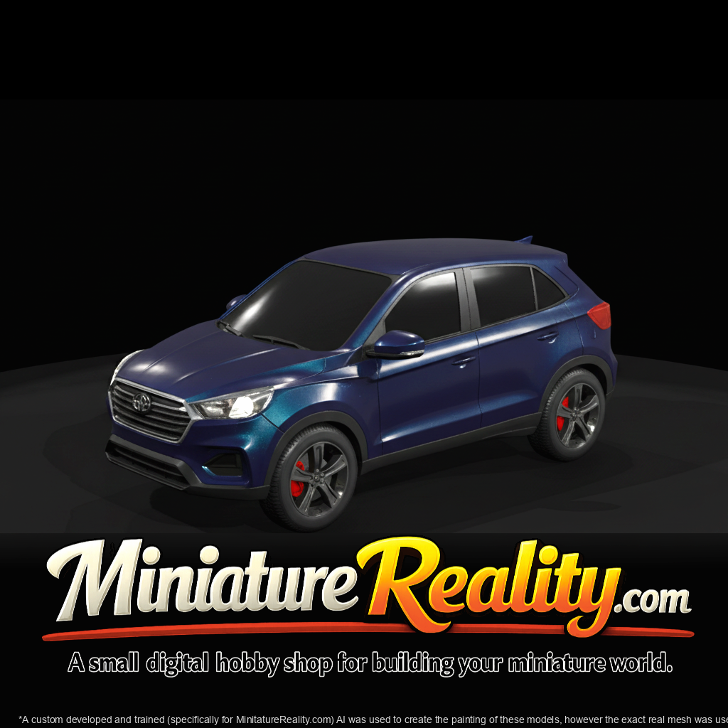 2013 Kia Sportage — Compact SUV with High-Detail Interior miniature, three-quarter view