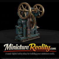 Vintage Stationary Steam Engine — thumbnail 1