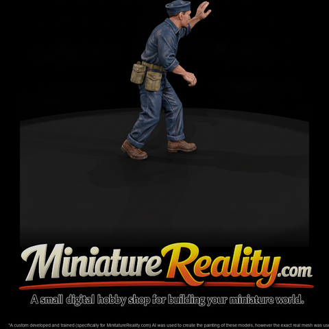 WW2 NAVY 078 wwii-u-s-navy-ship-mechanic-figure, three-quarter view