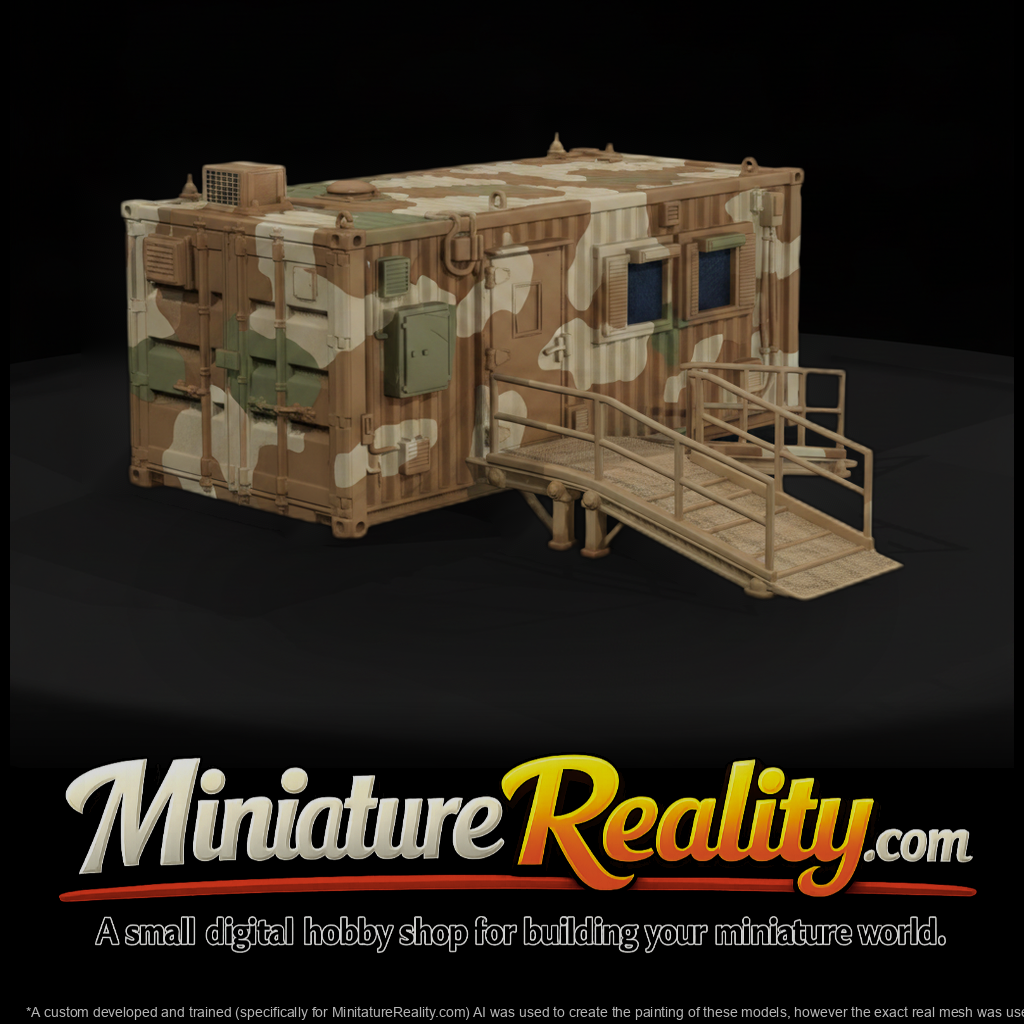 Mil 249 Modern Desert Aid Station Container