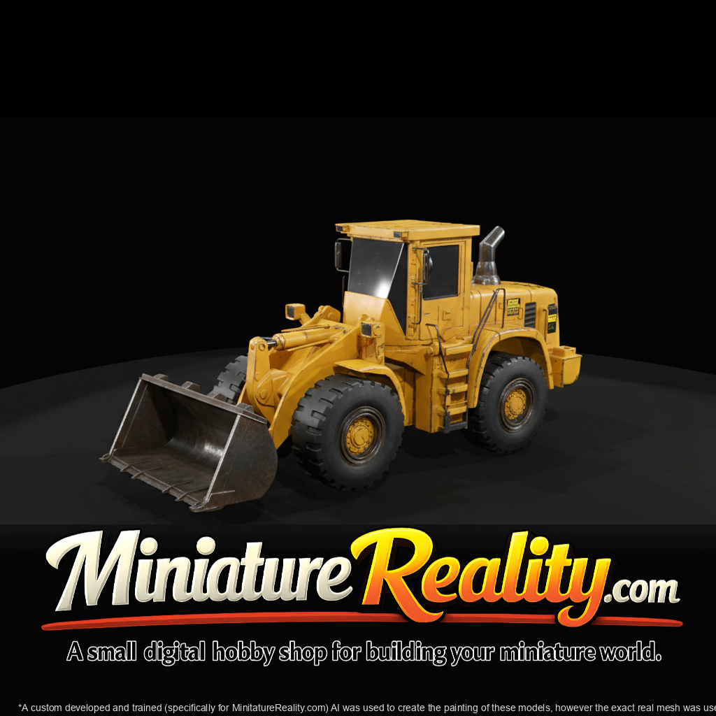 2012 Hyundai HL757-9S Wheel Loader miniature, three-quarter view