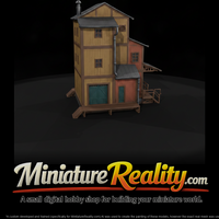 Weathered Model Industrial Building, three-quarter view — thumbnail 1