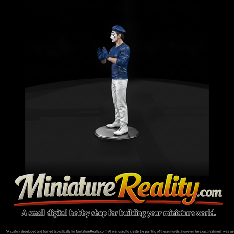 Street Mime in Invisible Box Act