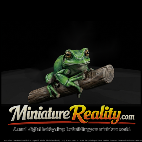 stylized-tree-frog-on-branch-diorama-train-layout-prop-239286