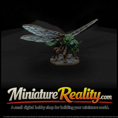 Creature Crystal Wing Dragonfly Beast