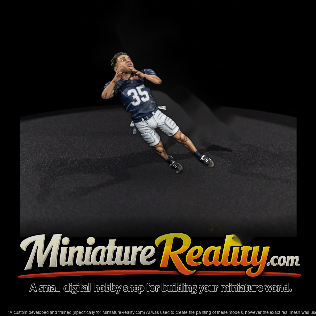 Football Receiver Diving Catch
