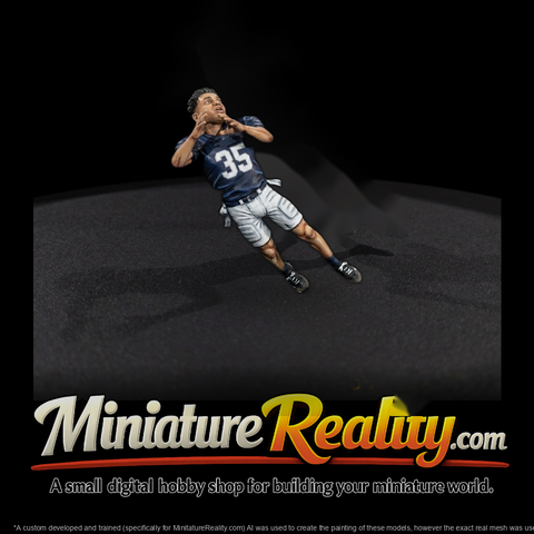 Football Receiver Diving Catch