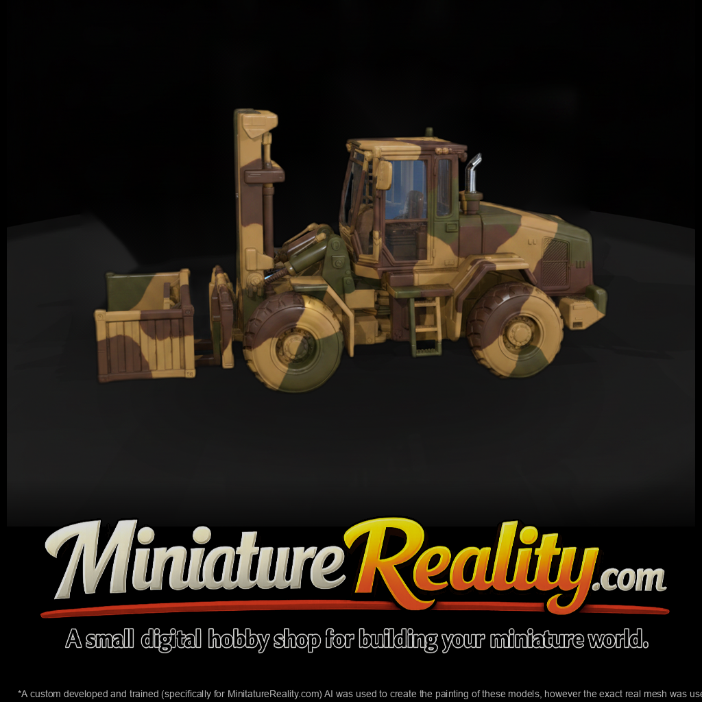 Mil 270 Modern Desert Cargo Forklift
