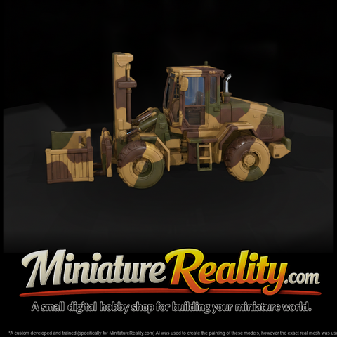 Mil 270 Modern Desert Cargo Forklift