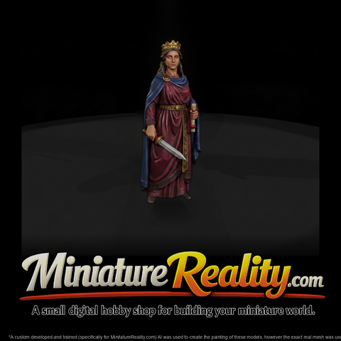 Hist 0045 Historical Queen Zenobia Miniature Figur