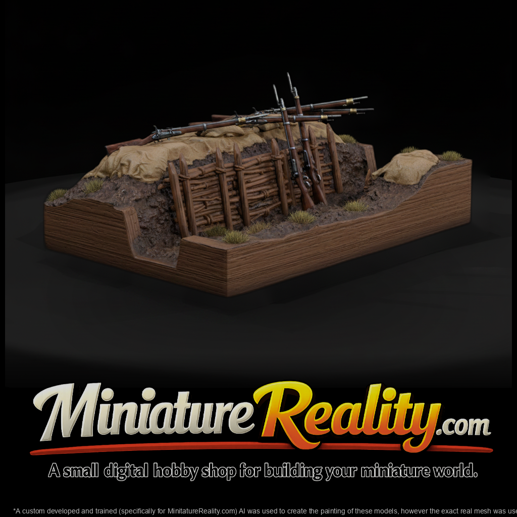 Mil 015 Civil War Rifle Trench Section