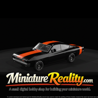 Chrysler Valiant Charger VH RT miniature, three-quarter view — thumbnail 3
