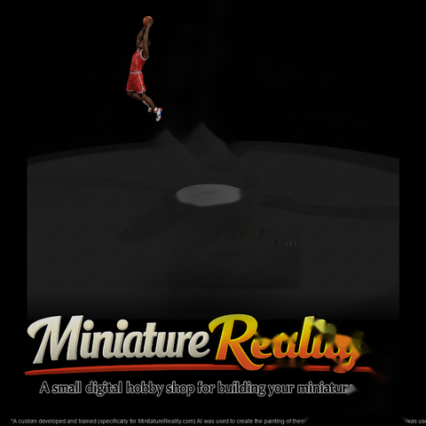High-Flying Basketball Player Dunking