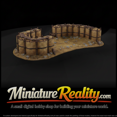 Mil 014 Civil War Gabion Battery