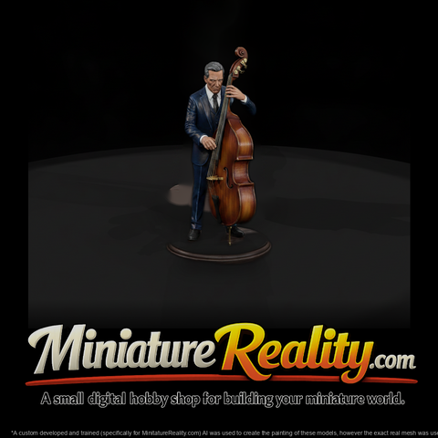 Upright Bass Jazz Musician