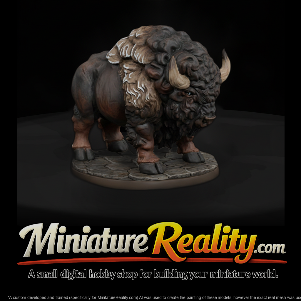 Storm Bison Fantasy Beast