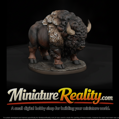 Storm Bison Fantasy Beast