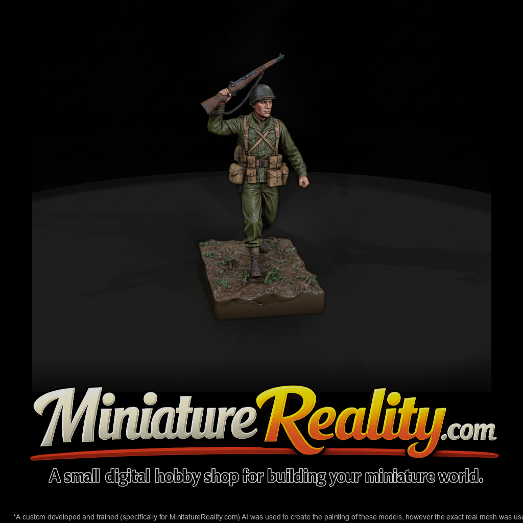 Ww2H 099 United States Army Rifleman