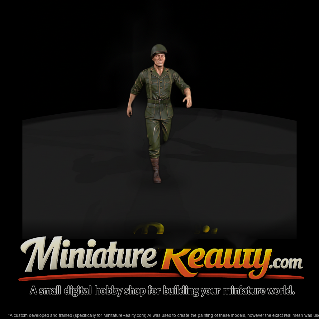 Advancing WWII US GI