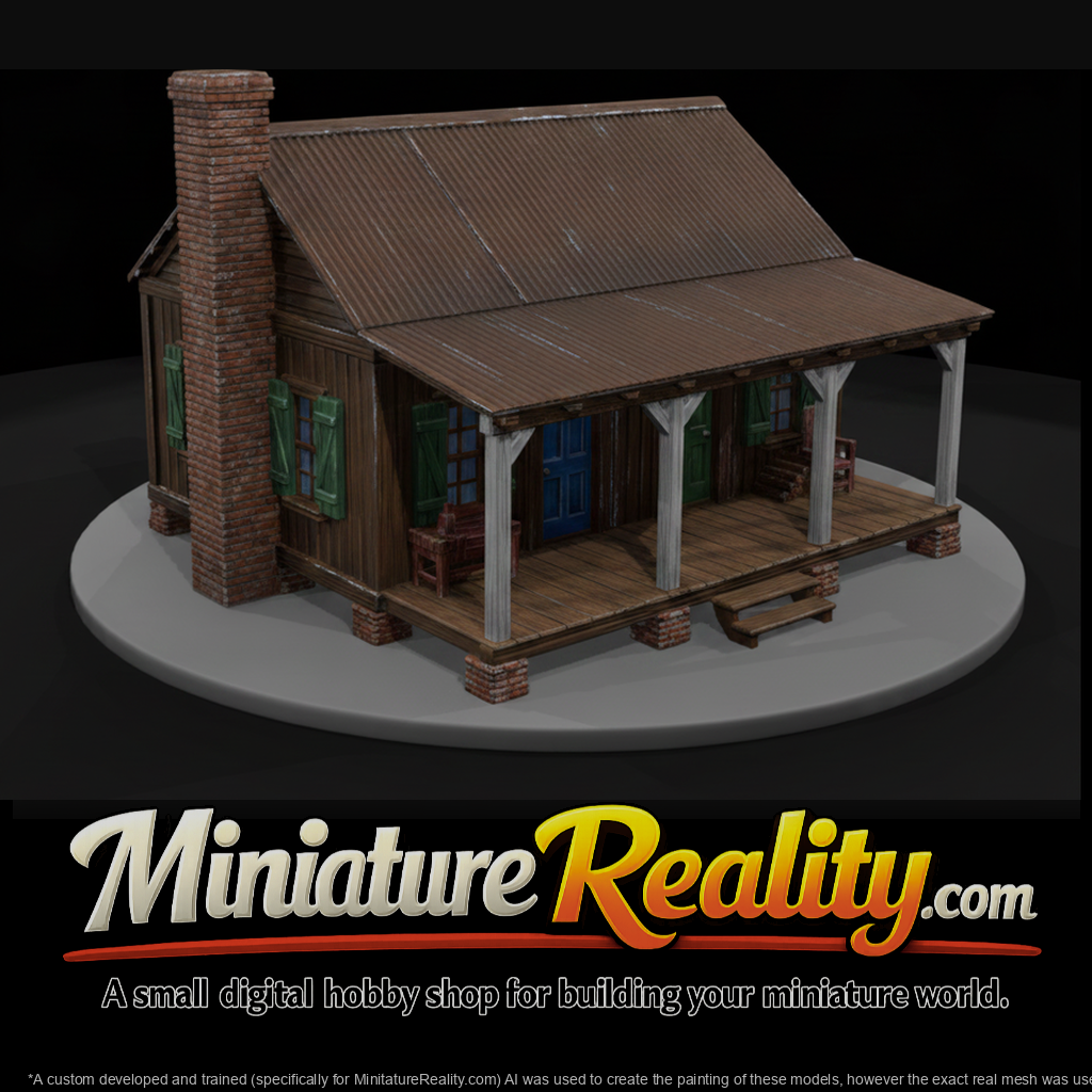 Farm Bunkhouse with Covered Porch