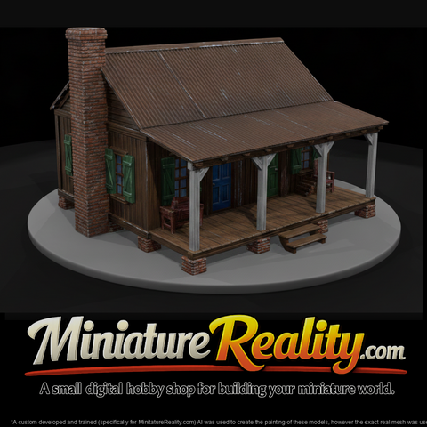 Farm Bunkhouse with Covered Porch