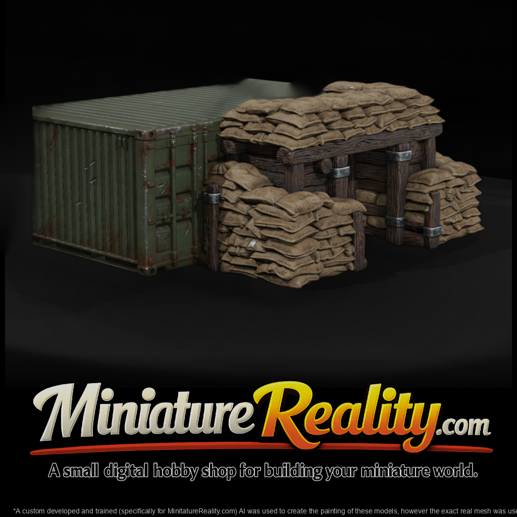Mil 165 Vietnam Conex Ammo Bunker
