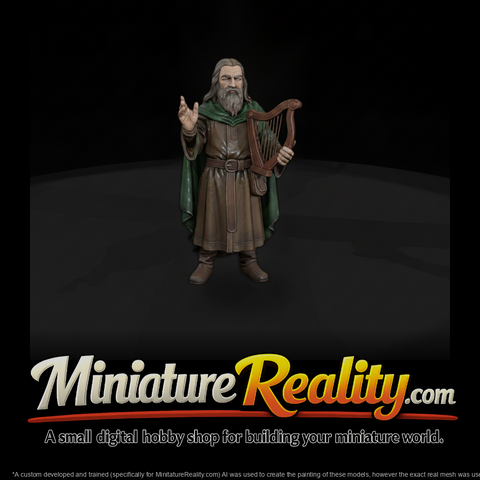 Myth 0317 Mythology Bragi Miniature Figure