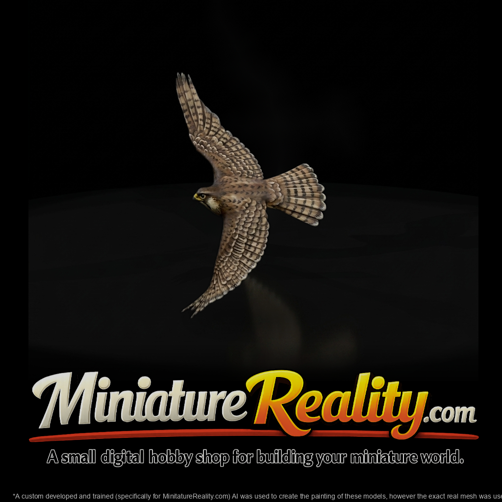 stylized-flying-hawk-miniature-diorama-display-sculpture-464721