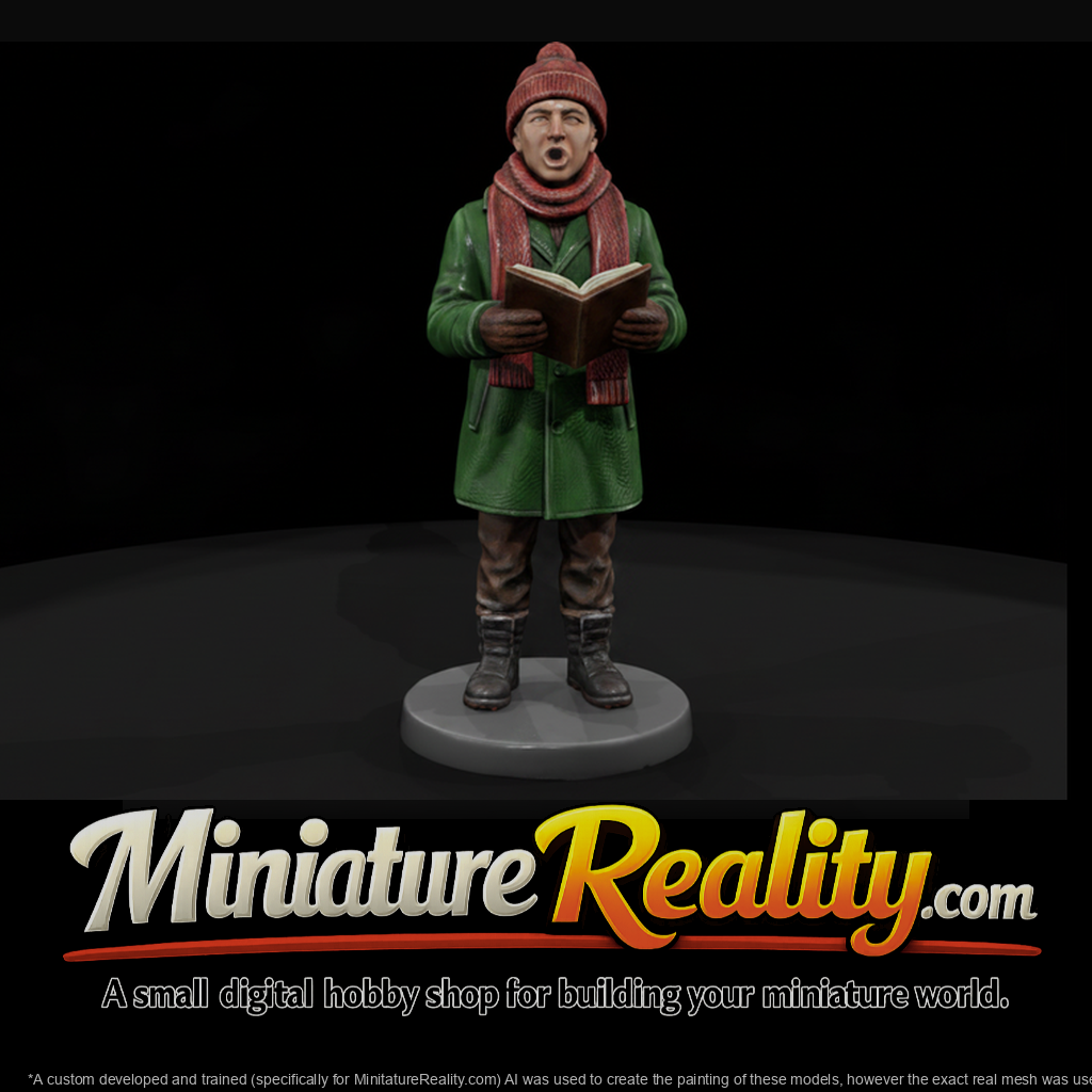 Christmas Caroler with Songbook