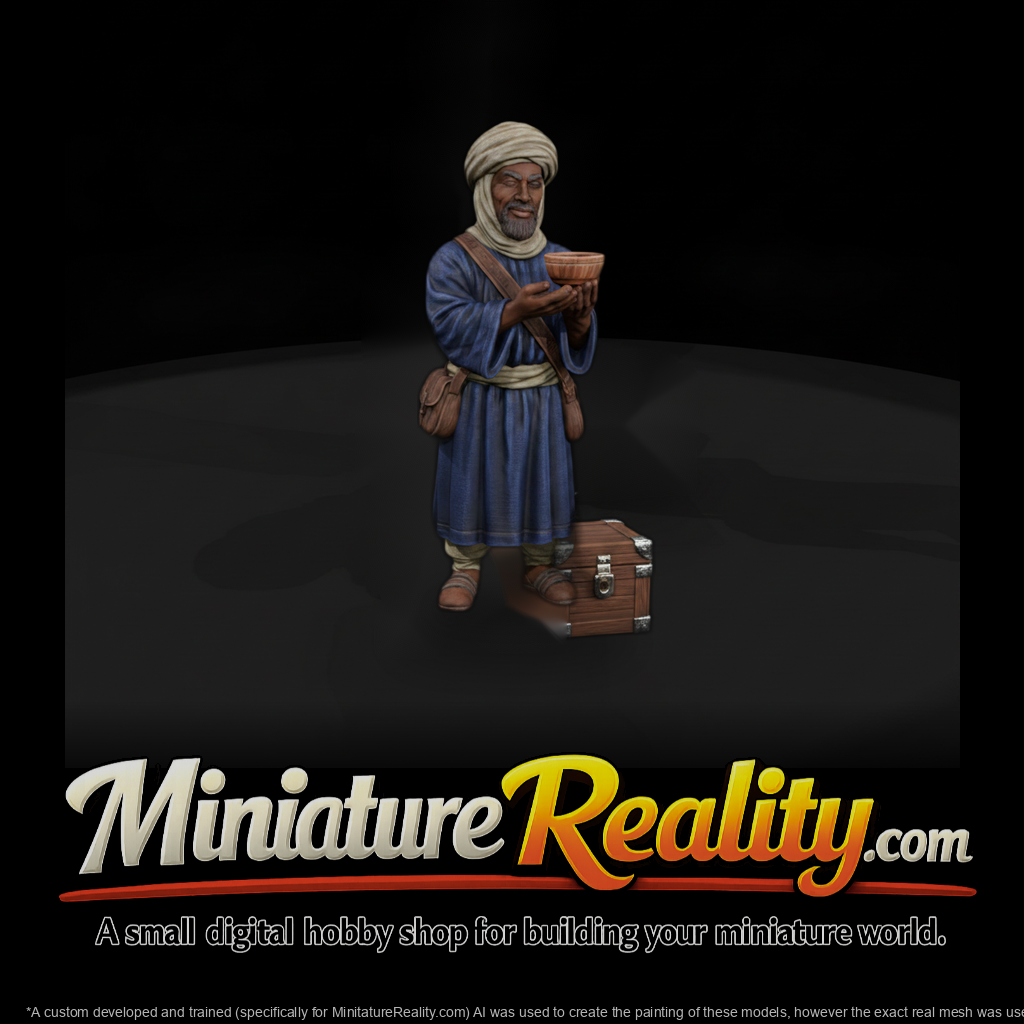 Hist 0230 Mali Caravan Merchant Miniature Figure