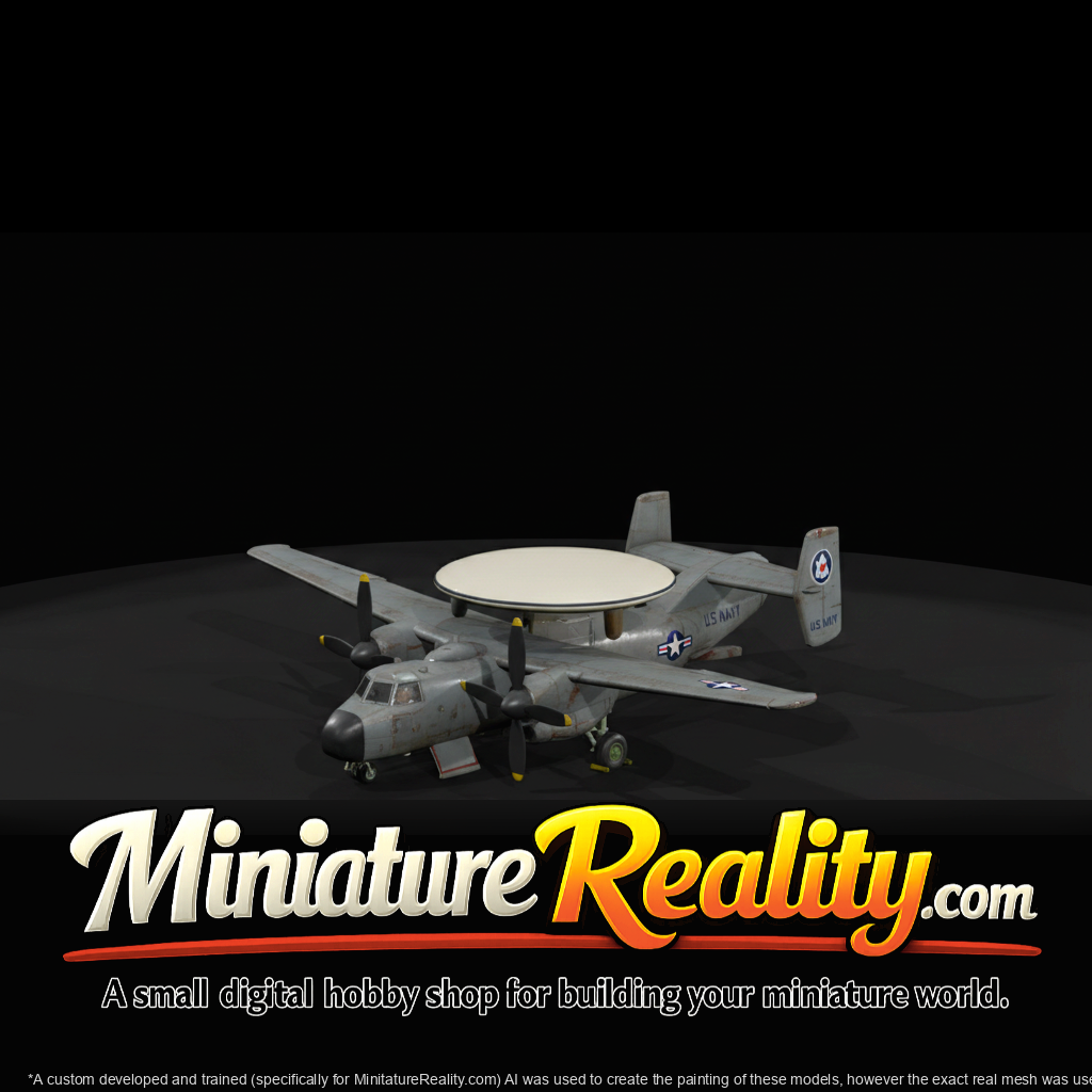 Northrop Grumman E-2 Hawkeye - Aircraft Model, three-quarter view