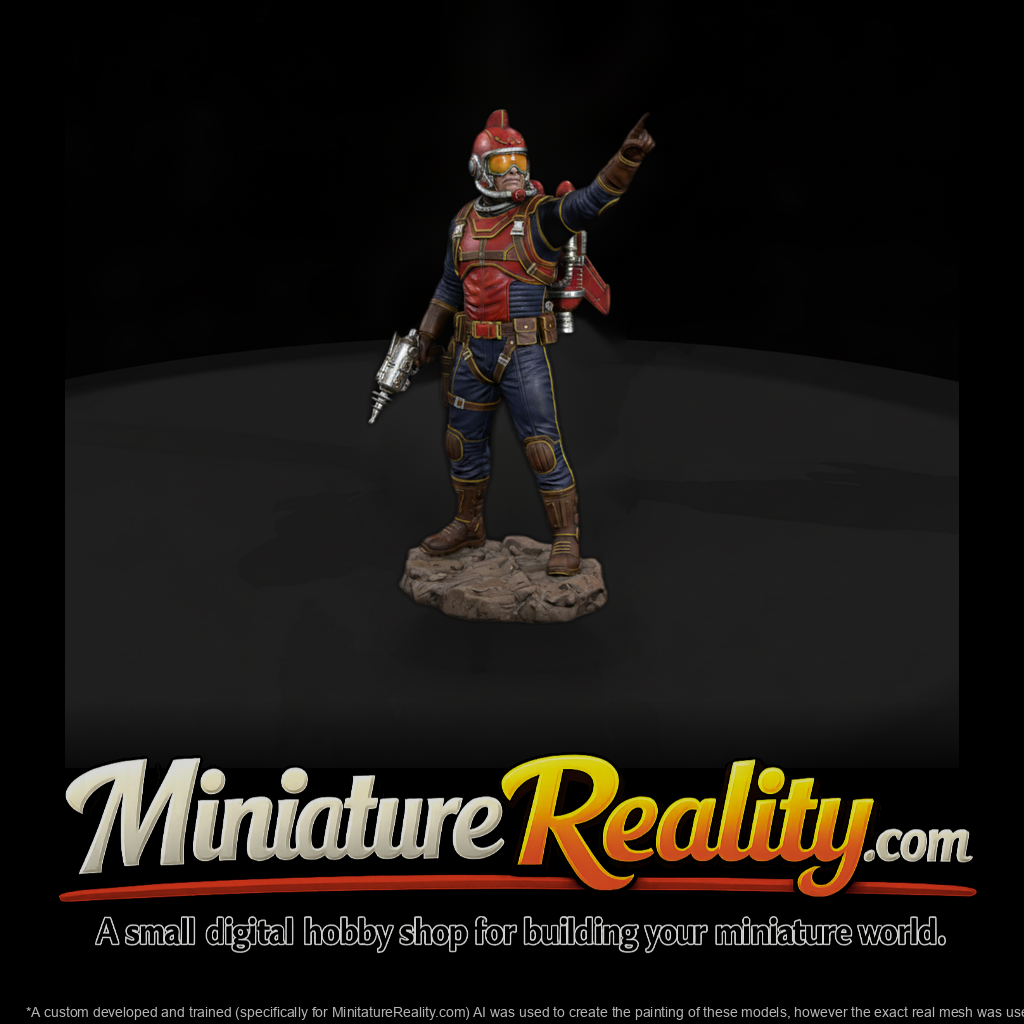 Poparc 0075 Retro Rocket Captain Alternate Pose