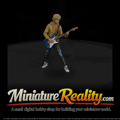 Poparc 0208 Garage Band Teen Guitarist Alternate P