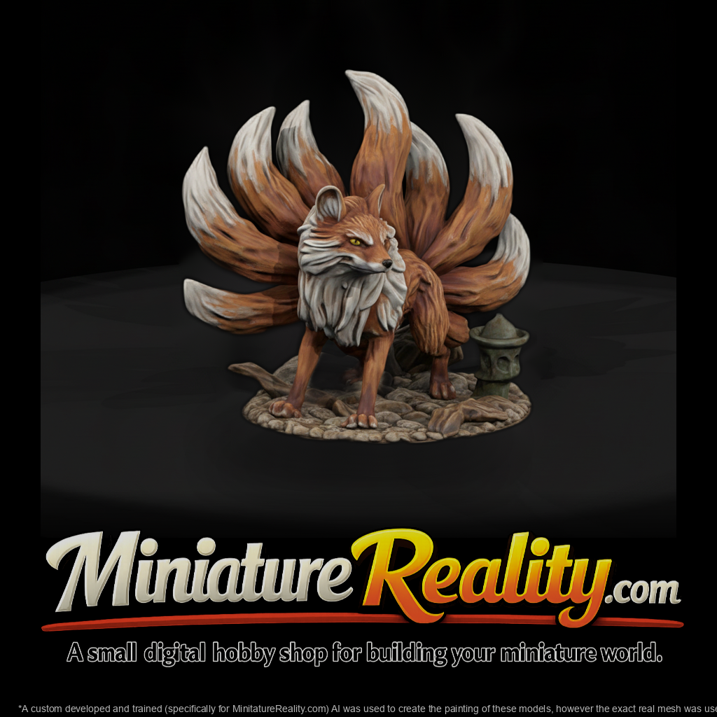 Creature Test 005 Nine Tailed Fox Beast Scenegui A