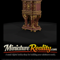 Renaissance display cabinet miniature, three-quarter view — thumbnail 4