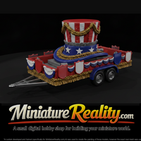 Patriotic Top Hat Parade Float — thumbnail 1