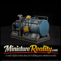 Industrial Electric Pump Assembly miniature, three-quarter view — thumbnail 2