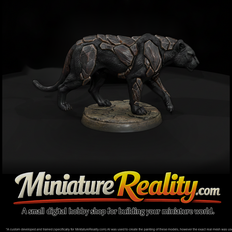 Stone-Plated Panther Beast