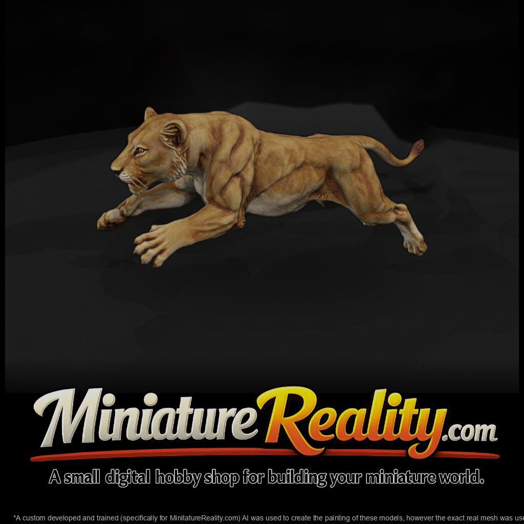 Cir 127 Animal Big Cat Leap