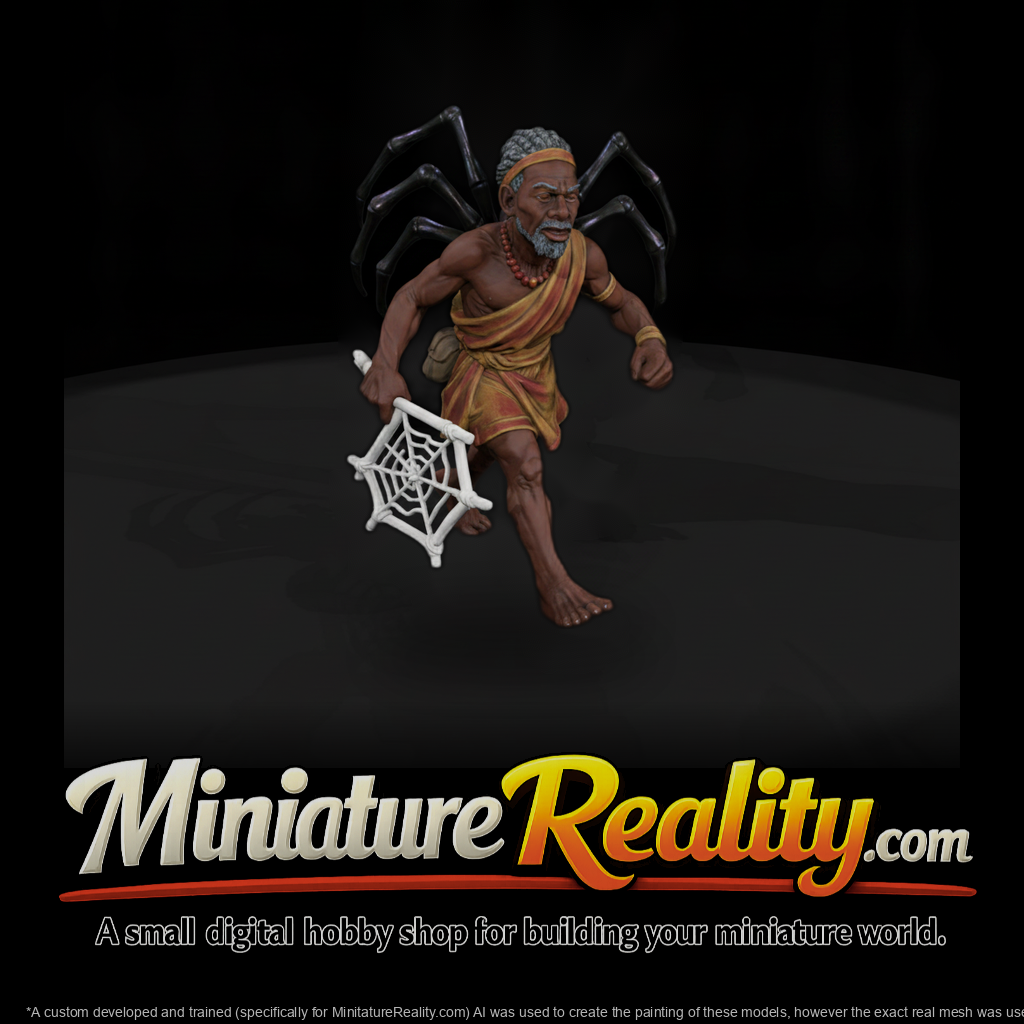 Myth 0474 Mythology Anansi Miniature Figure