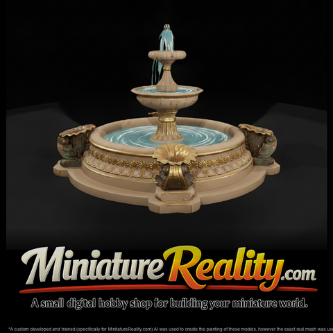Tiered Stone Garden Fountain