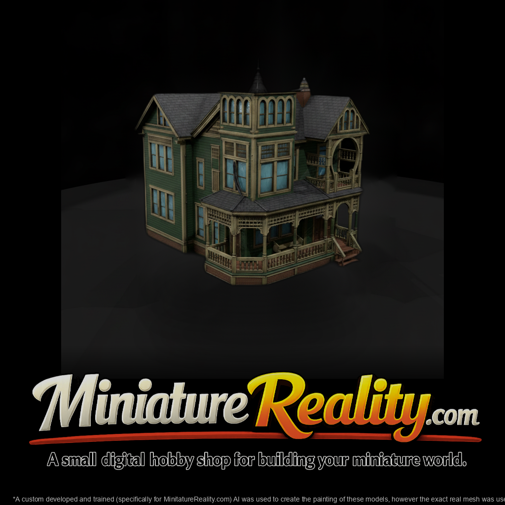 Victorian Mansion With Turret