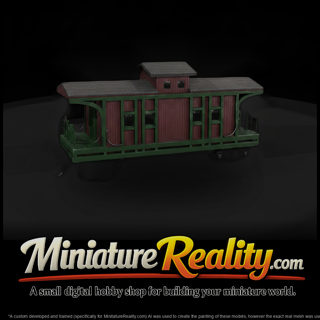 20260612 Model Wooden Caboose Cd578788E1