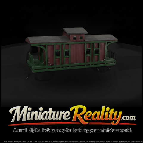 20260612 Model Wooden Caboose Cd578788E1