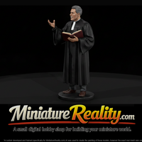 Preaching Protestant Minister with Bible — thumbnail 1